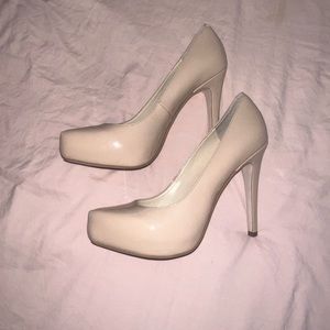 nude high heels